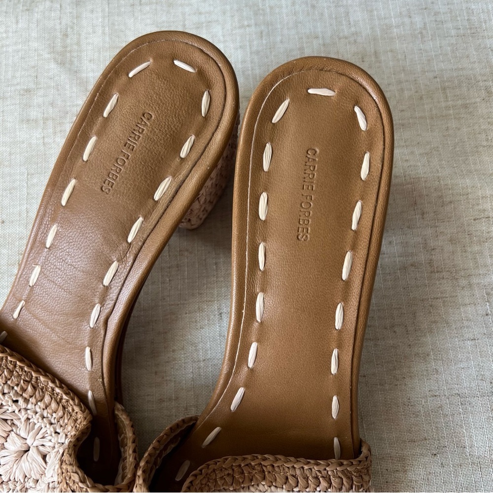 CARRIE FORBES Abdel Raffia Mules - Picture 9 of 14